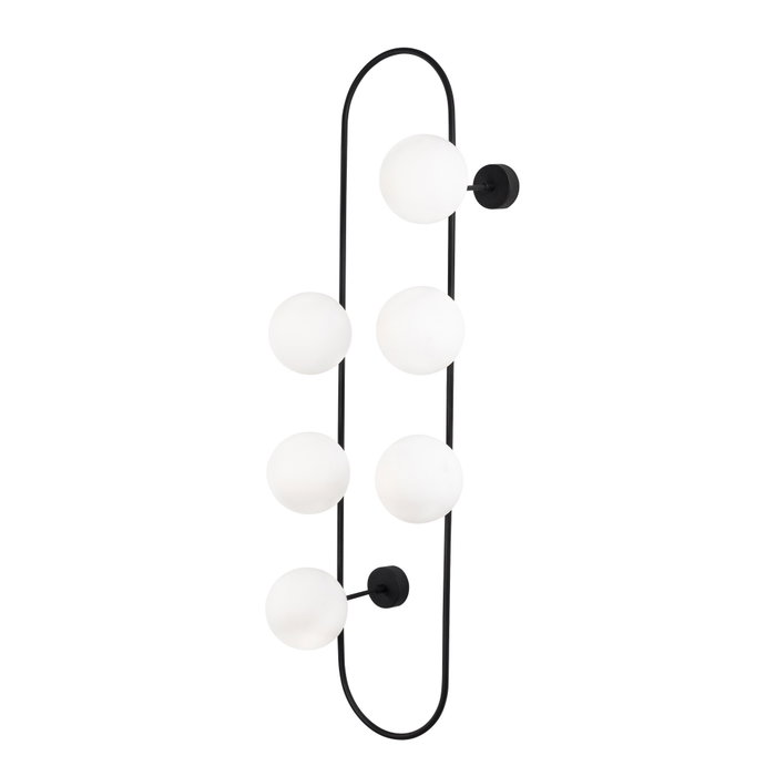 Opviq Abaküs - 4921 Lámpara de Pared Blanco y Negro